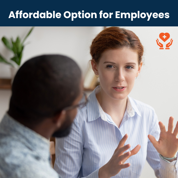 An image showing affordable health sharing plans for employees.